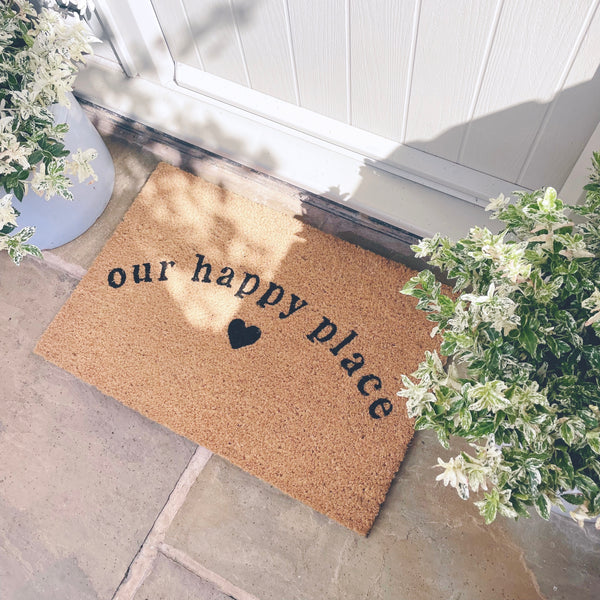 Our Happy Place Doormat