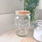 Heart Glass Jars