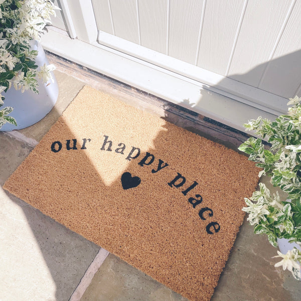 Our Happy Place Doormat