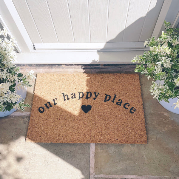 Our Happy Place Doormat