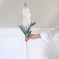 Faux White Stock Flower Stem