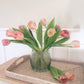 Pink Real Touch Tulips Set of 2 Stems