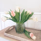 Pale Pink Real Touch Tulips Set of 2 Stems