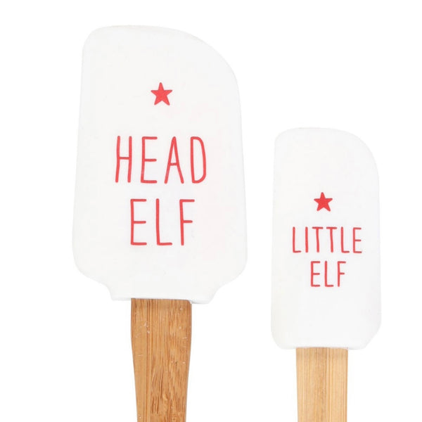 Head Elf & Little Elf Spatula Set