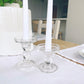 Glass Candle Holders