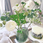 Luxury Silk White Ranunculus Stem