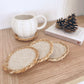 Set of 4 Jute Coasters