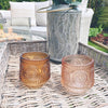 Set of 2 Summer Tile Lantern