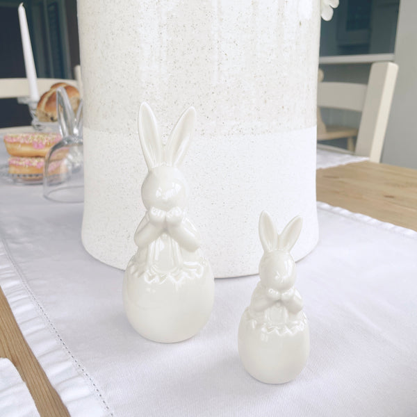 White Ceramic Bunny