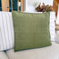 Green Herringbone Cushion