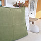 Green Herringbone Cushion