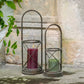 Hurricane Lamp with Handle