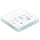 Set of 4 Floral Glass Coasters