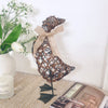 Rattan Standing Duck