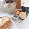 Glass Acorn Pot