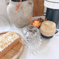 Glass Acorn Pot
