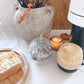 Glass Acorn Pot