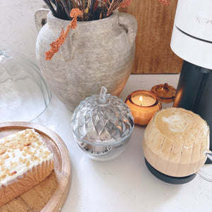 Glass Pumpkin Mug