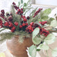 Winter Red Berry Spray