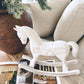 White Wooden Rocking Horse