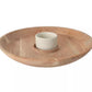 Artisan Serving Platter with Dip Bowl