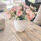 Pale Pink Rose and Gypsophila Faux Stem