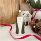 Green Ceramic Santa