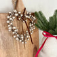 Champagne Berry Heart Wreath