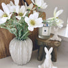 White Ceramic Pod Vase