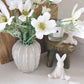 White Ceramic Pod Vase