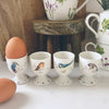 Set of 4 Country Garden Egg Cups