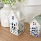 White Floral Tea light House