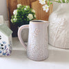 Embossed Leaf Design Jug