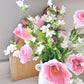 Real Touch Pastel Pink Lisianthus Spray