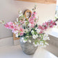 Real Touch Pastel Pink Delphinium Spray