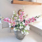 Real Touch Pastel Pink Delphinium Spray