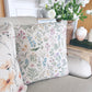 Meadows Floral All Over Print Linen Cushion