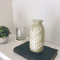 Green Petal Vase