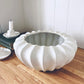 White Pod Bowl Vase