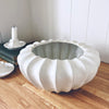 White Pod Bowl Vase