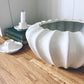 White Pod Bowl Vase