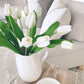 Fresh Touch White Tulip Bunch