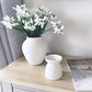 Rustic White Vase