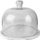 Glass Cloche with Marble Base