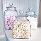 Glass Heart Jars