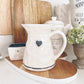 Dimple Heart Jug