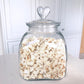 Glass Heart Jars