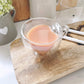 Double Wall Glass Heart Mug