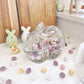 Glass Bunny Mini Egg Jar