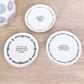 Set of 3 Little Quote Dishes